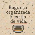 Azulejo Bagunça Organizada em Estilo Bordado