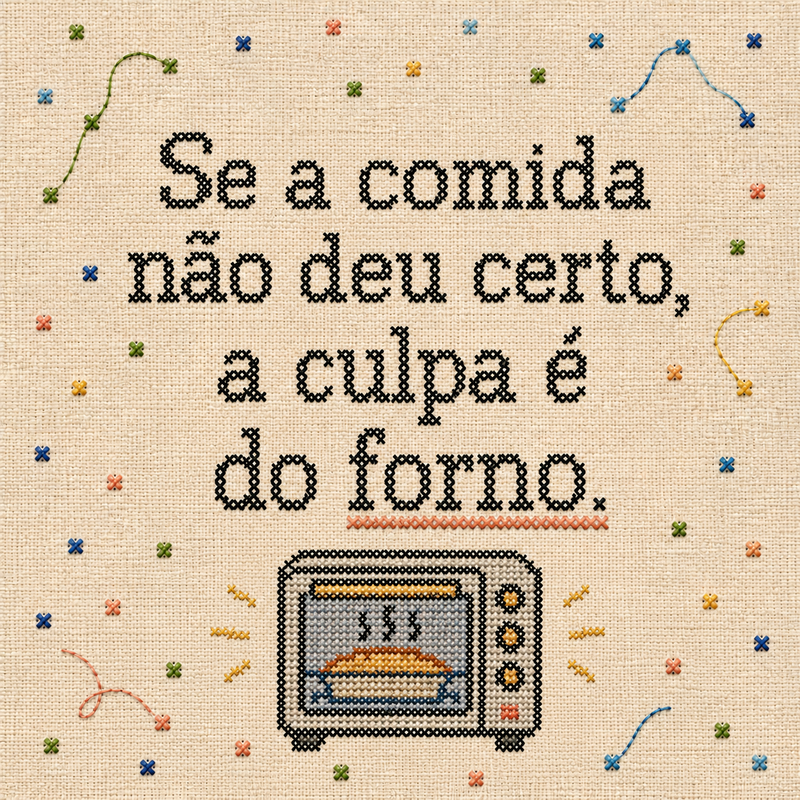 Azulejo Se a Comida Não Deu Certo