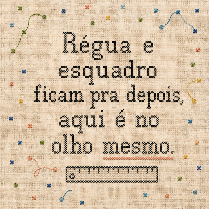 Azulejo Régua e Esquadro no Olho Mesmo