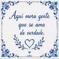 Azulejo com Mensagem de Amor
