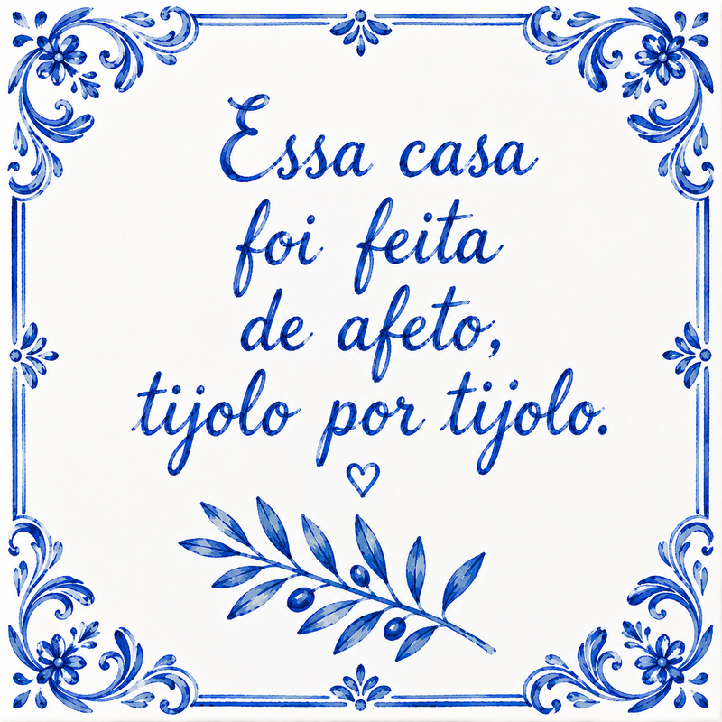 Azulejo com Sentimento e Afeto