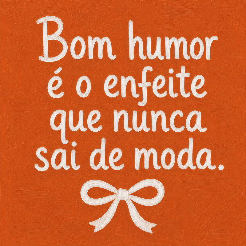 Azulejo Bom Humor é o Enfeite Eterno