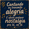 Azulejo Cantando Eu Transmito Alegria