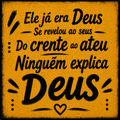 Azulejo Ninguém Explica Deus