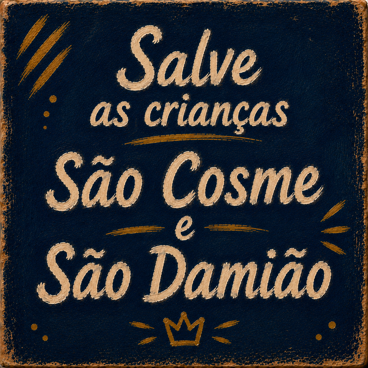 Azulejo Salve as Crianças